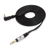 Scosche 6 Feet Flat 90 Degree Angle 3.5Mm Aux Audio Cable