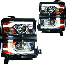 Load image into Gallery viewer, Spec-D Chrome Projector Headlights  Silverado 14-15 1500