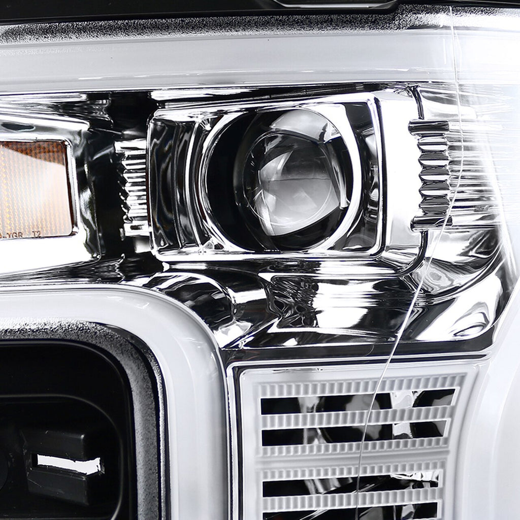 Spec-D Chrome Projector Headlights  F150  15-17