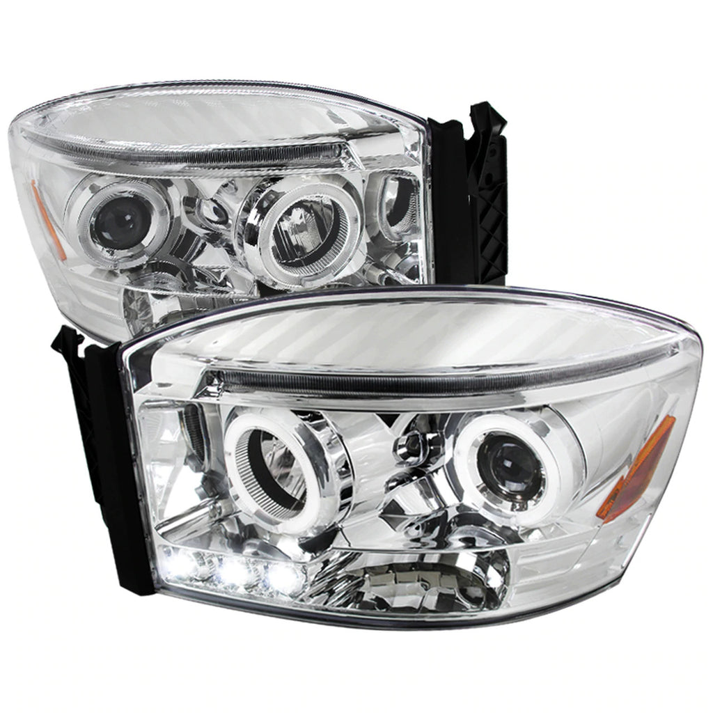 Spec-D Chrome Projector Headlights Dodge Ram 06-08