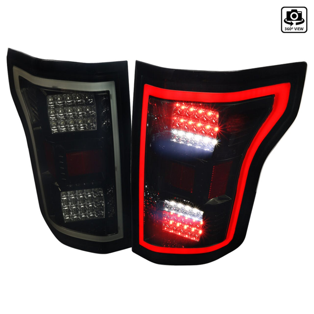 Spec-D Black Led Taillights  F150 15-17