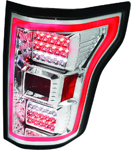 Spec-D Chrome Led Taillights  F150 15-17