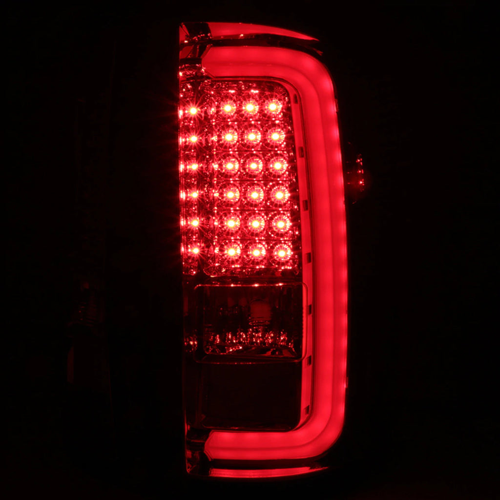 Spec-D Red Led Taillights  Sierra 14-18 1500/ 15-19 Hd