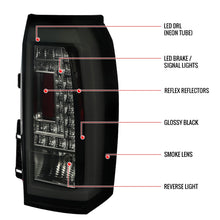 Load image into Gallery viewer, Spec-D Black Led Taillights With Smoked Lens Yukon 15-20