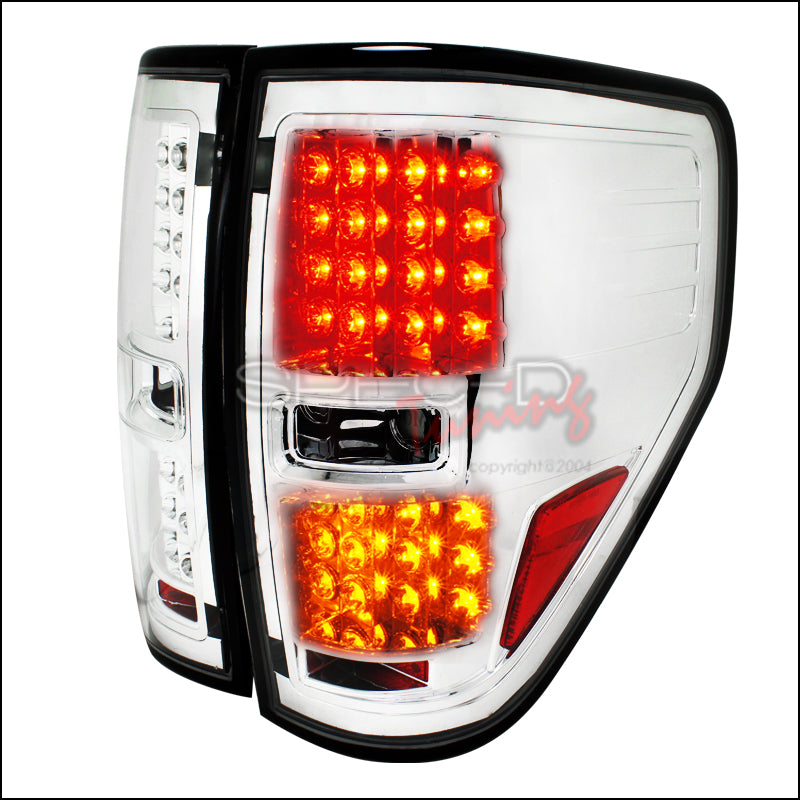 Spec-D Chrome Led Taillights  F150 09-14