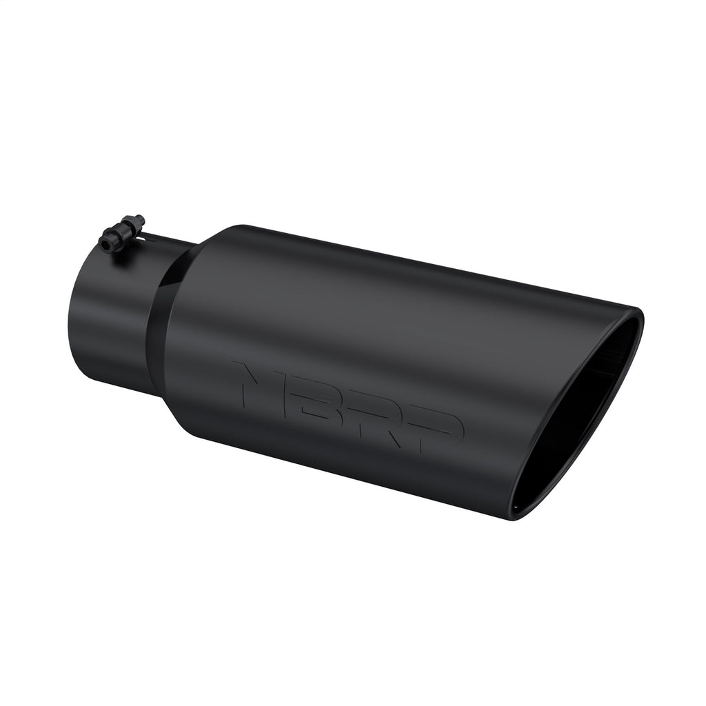 Tip; 7in. O.D.; Rolled End; 5in. inlet 18in. in length; Black Coated.