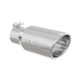 Tip; 4in. O.D. Angled Rolled End 2 3/4in. inlet 10in. length; T304 Stainless.