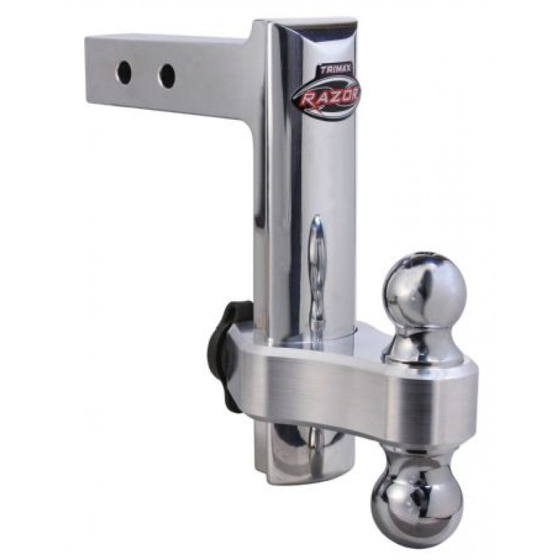 Adjustable Ball Mount  Trimax Class 3/4 Ball Mount With Ball  2-Inch Shank Aluminum 8-Inch Drop With 2" & 2-5/16" Ball