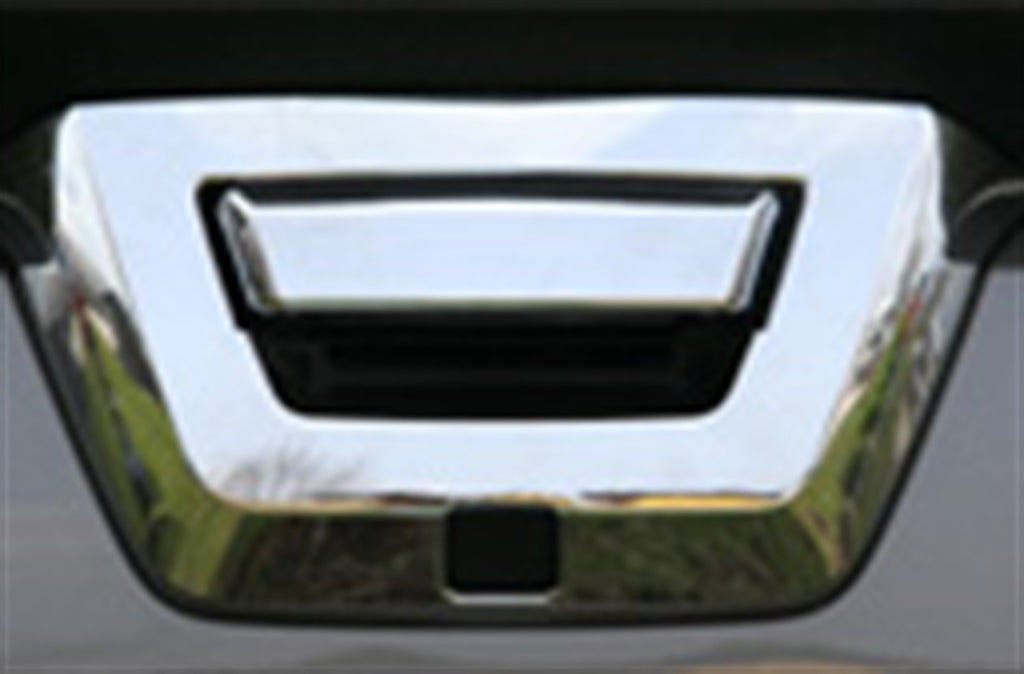 Tailgate Handle Cover; Chrome; w/Keyhole; w/Back Up Camera;