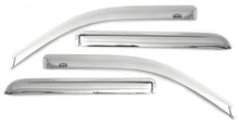 Load image into Gallery viewer, Chrome Ventvisor™ Deflector 4 pc.; Outside Mount; ABS Thermoplastic;