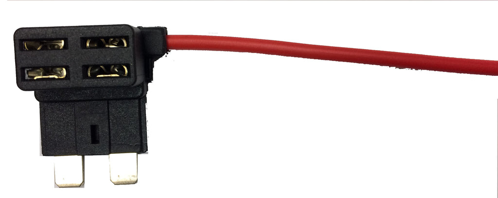 Mini Fuse Adaptor 1Pk Mini Fuse Adaptor 1Pk 18Ga Red - Butt Connector