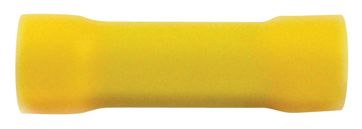 Insulated Butt Connector Yellow 100Pk 12-10 Gauge