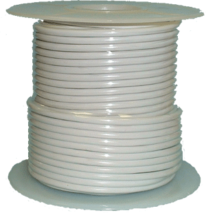 White 14 Gauge Wire 1000Ft Roll