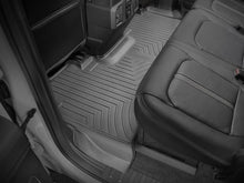 Load image into Gallery viewer, Black 3d Rear Floor Liner With First Row Bucket Seats And Underseat Storage 17-21 Super Duty Crew Cab