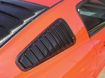 Side Window Louver Mustang 05-09 Mustang - Small Louver Closed Louver