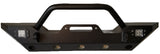 Texture Black Front Bumper For Jeep Wrangler Jl 18-19 (With 2 Led Lights And Holes)
