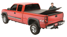 Load image into Gallery viewer, Genesis™ Tri-Fold Tonneau; Black Leather Look;