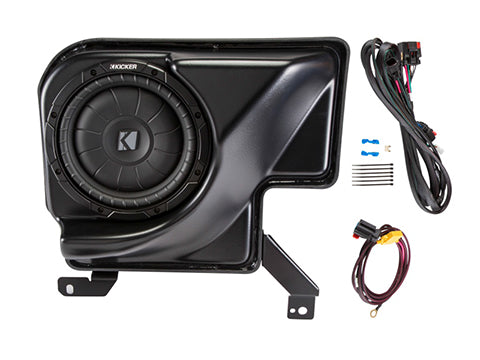 Kicker Amp & Sub Upgrade Kit  Silverado/Sierra Extended Cab 14-17 1500/ 15-17 Hd With Base Audio System